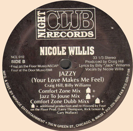 NICOLE WILLIS - Jazzy (Your Love Makes Me Feel)