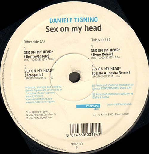 DANIELE TIGNINO - Sex On My Head