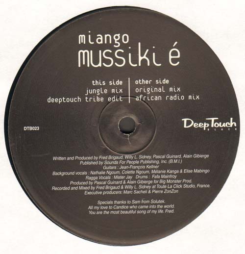 MIANGO - Mussiki e