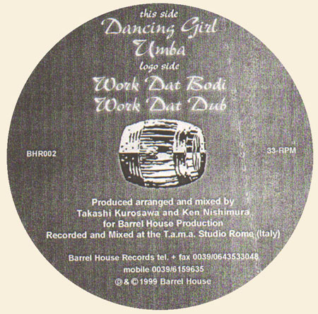 TAKASHI KUROSAWA - Homework Ep (Dancing Girl / Umba / Work Dat Body)