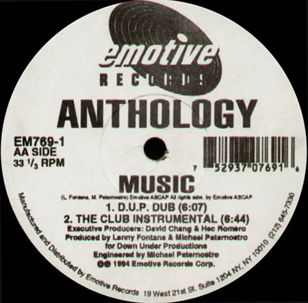 ANTHOLOGY - Music