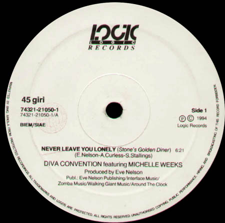 DIVA CONVENTION - Never Leave You Lonely, Feat. Michelle Weeks