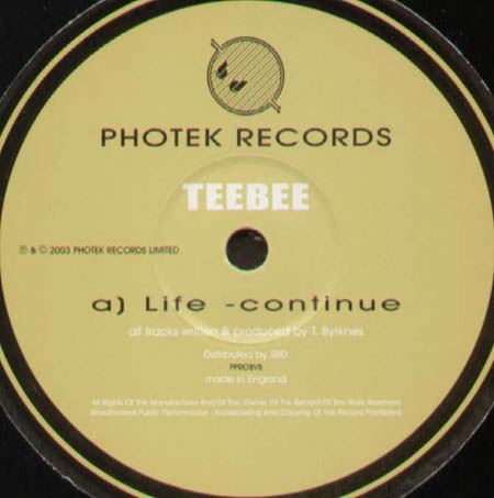 TEEBEE - Life Continue / Tech G