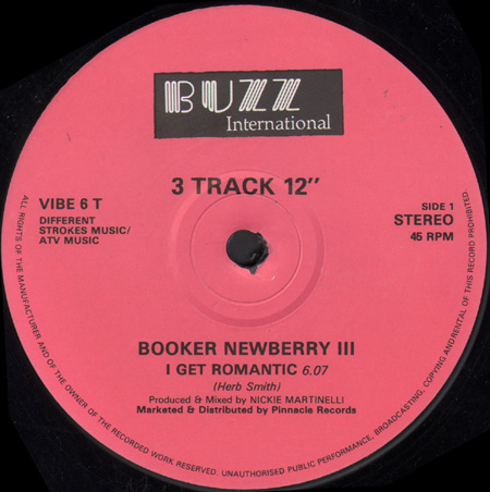 BOOKER NEWBERRY III  - I Get Romantic