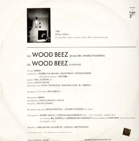 SCRITTI POLITTI - Wood Beez (Pray Like Aretha Franklin)