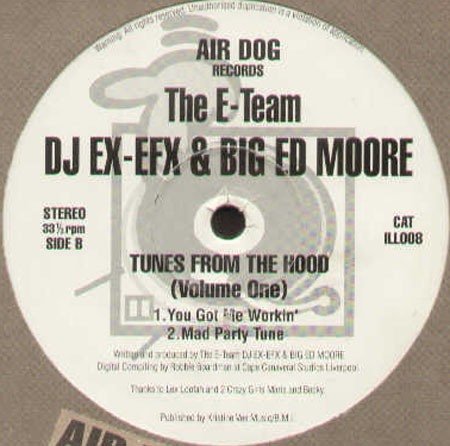 THE E TEAM (DJ EX-EFX & BIG ED MOORE) - Tunes From The Hood Volume 1