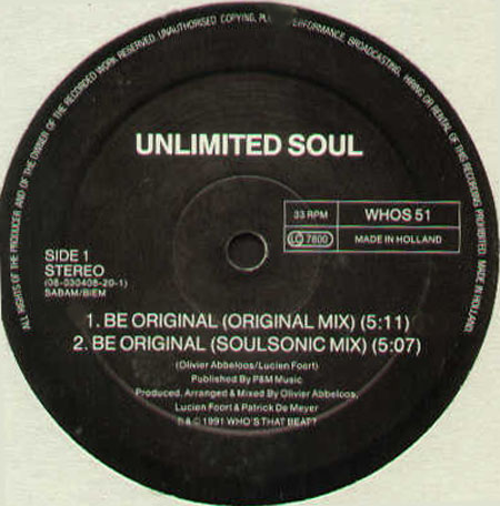 UNLIMITED SOUL - Be Original