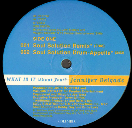 JENNIFER DELGADO - What Is It (About You) ? (Soul Solution Remix)