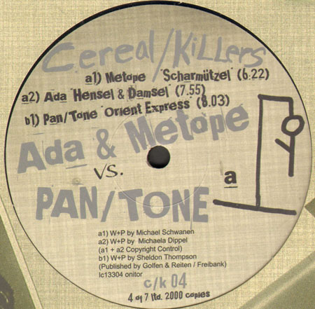 ADA & METOPE VS. PAN/TONE - Hensel & Damsel / Scharmmutzel / Orient Express