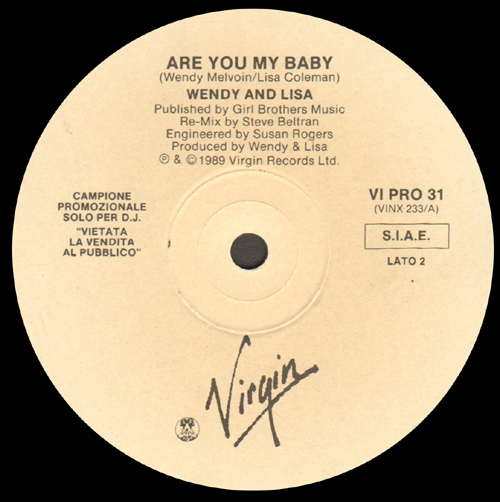 SIMPLE MINDS / WENDY AND LISA - Belfast Child / You My Baby