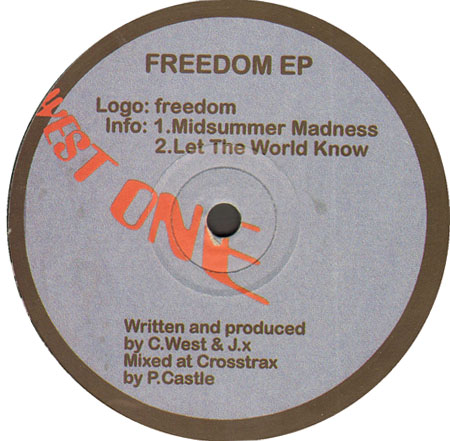 WEST ONE - Freedom EP