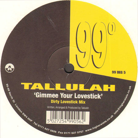 TALLULAH - Gimmee Your Lovestick