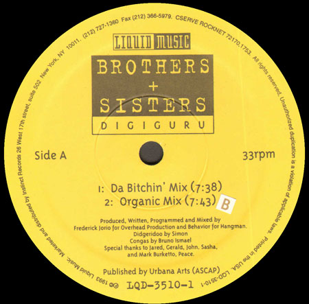 BROTHERS+SISTERS - Digiguru  (Mixes by Jorio)