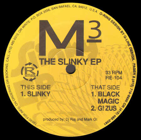 M TO THE THIRD POWER - The Slinky EP