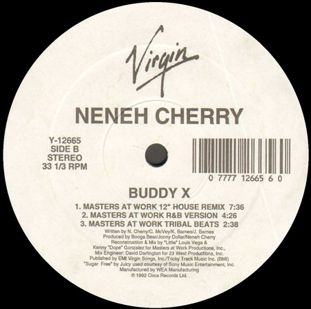 NENEH CHERRY - Buddy X (Falcon & Fabian, Masters At Work Rmxs)