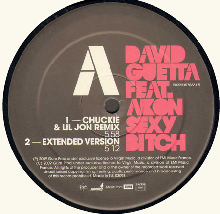 DAVID GUETTA - Sexy Bitch, Feat. Akon 