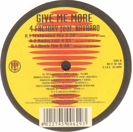 4 FACTORY   - Give Me More