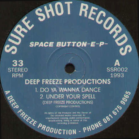 DEEP FREEZE PRODUCTIONS - Space Button EP