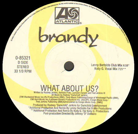 BRANDY - What About Us? (Steve Silk Hurley, E-Smoove, 95 North Rmxs)
