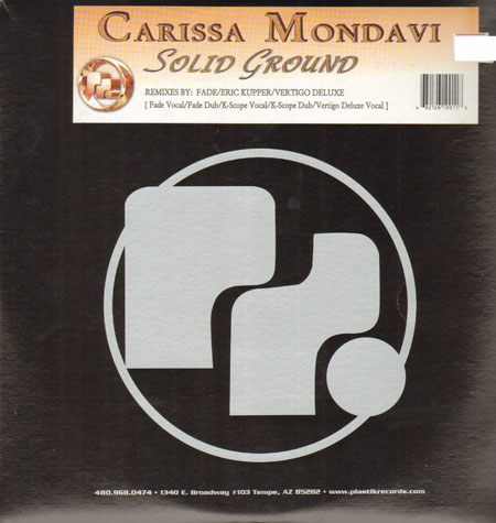 CARISSA MONDAVI - Solid Ground (Fade, Eric Kupper Rmxs)