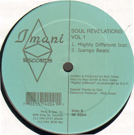 NICK JONES - Soul Revelations Volume 1