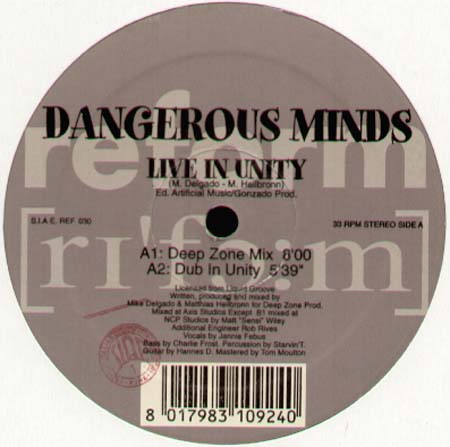 DANGEROUS MINDS - Live In Unity