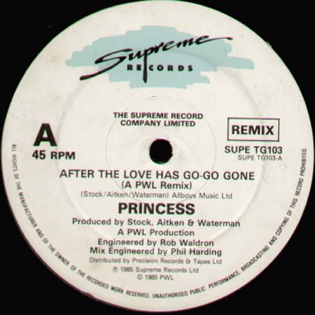 PRINCESS - After The Love Has Gone