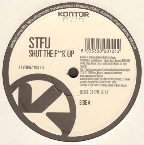 STFU - Shut The F**k Up