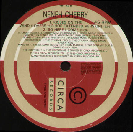 NENEH CHERRY - Inna City Mama / Kisses On The Wind