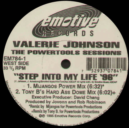 VALERIE JOHNSON - Step Into My Life 96  (The Powertools Sessions)