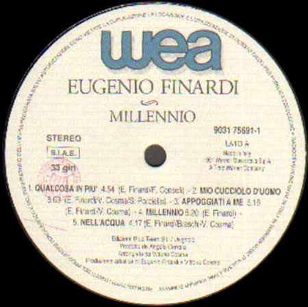 EUGENIO FINARDI - Millennio