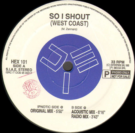 WEST COAST - So I Shout