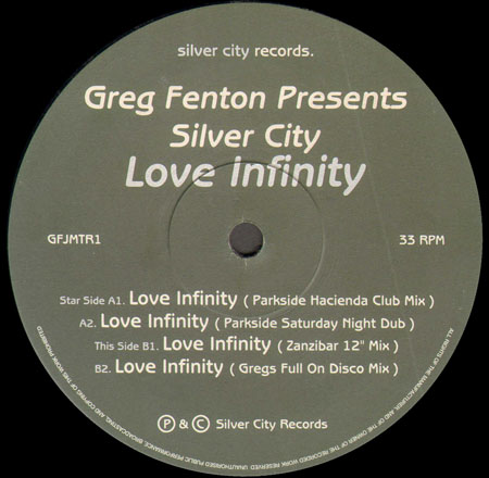 SILVER CITY - Love Infinity (Graeme Park, Zanzibar mix)