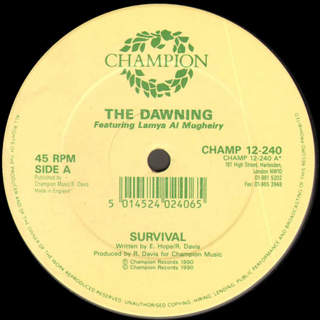 THE DAWNING, FEAT. LAMYA AL MUGHEIRY - Survival
