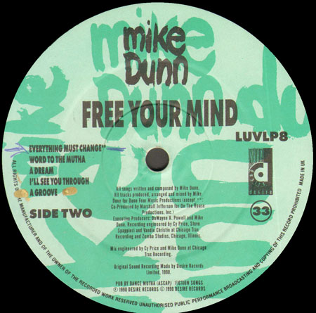 MIKE DUNN - Free Your Mind