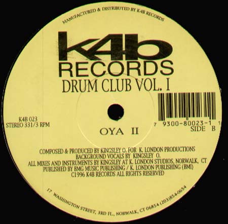 KINGSLEY O. - Drum Club Vol. 1