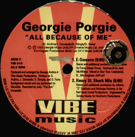 GEORGIE PORGIE - All Because Of Me (New Club Remixes)