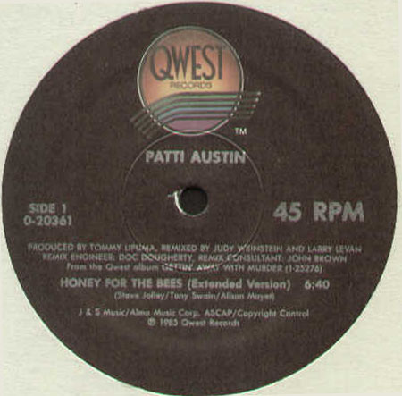 PATTI AUSTIN - Honey For The Bees