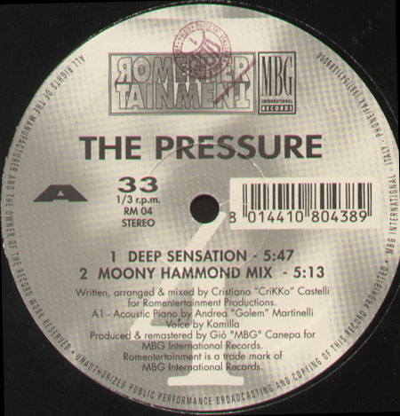 ROMENTERTAINMENT - The Pressure (Only A/B Side)