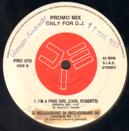 VARIOUS (THEOREMA / NASTY D. / CARL ROBERTS / BEZUGSBAND 38 - Promo Mix 70 (Rock House Party / Fighe Di Gomma / I'm A Free Girl / Bezugsband 38)