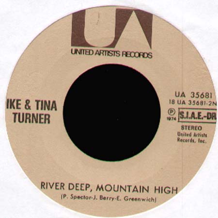 IKE & TINA TURNER - Sweet Rhode Island Red / River Deep, Mountain High 