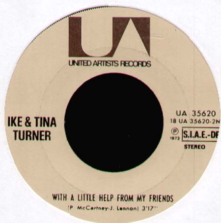 IKE & TINA TURNER - Nutbush City Limits / With A Little Help From My Friends