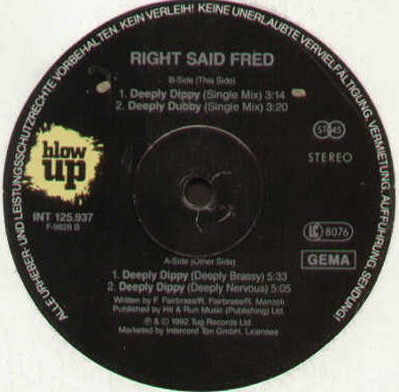 RIGHT SAID FRED - Deeply Dippy