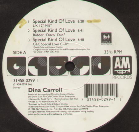 DINA CARROLL - Special Kind Of Love