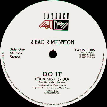 2 BAD 2 MENTION - Do It