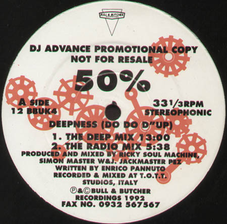 50% - Obsession / Deepness (Do Do D'Up)