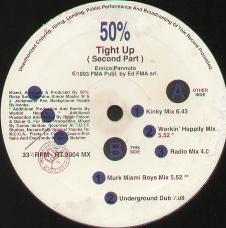 50% - Tight Up (Second Part) (Workin' Happily, Murk Rmxs)