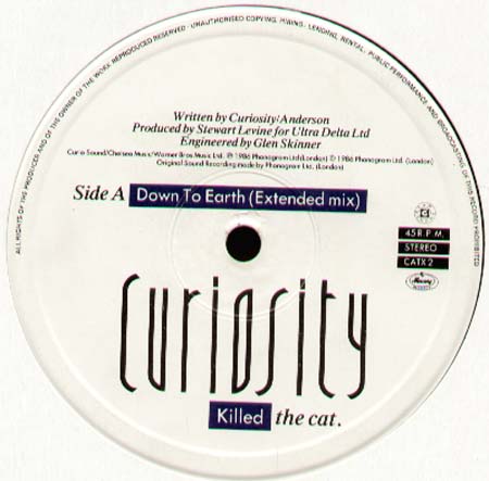 CURIOSITY KILLED THE CAT  - Down To Earth (Extended Mix) 