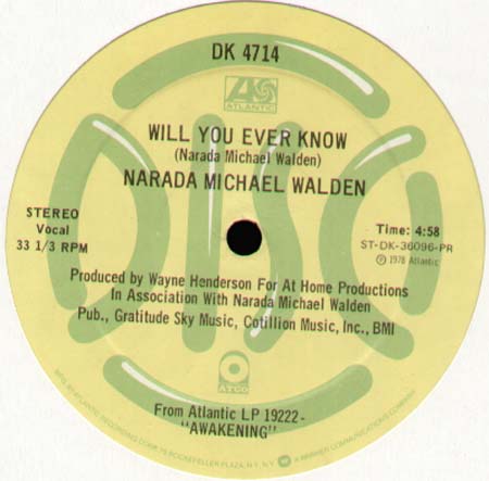 NARADA MICHAEL WALDEN   - I Don't Want Nobody Else (To Dance With You)