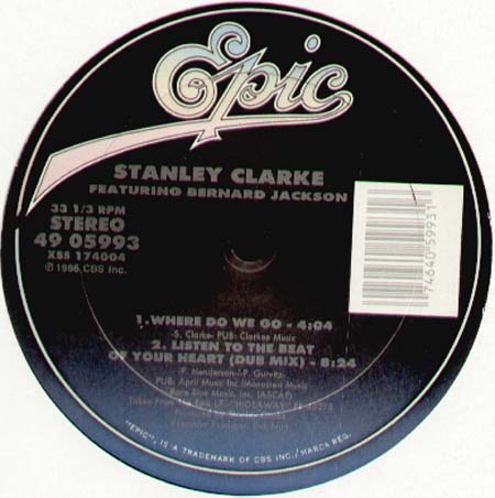 STANLEY CLARKE - Listen To The Beat Of Your Heart - Feat. Angela Bofill / Where Do We Go
